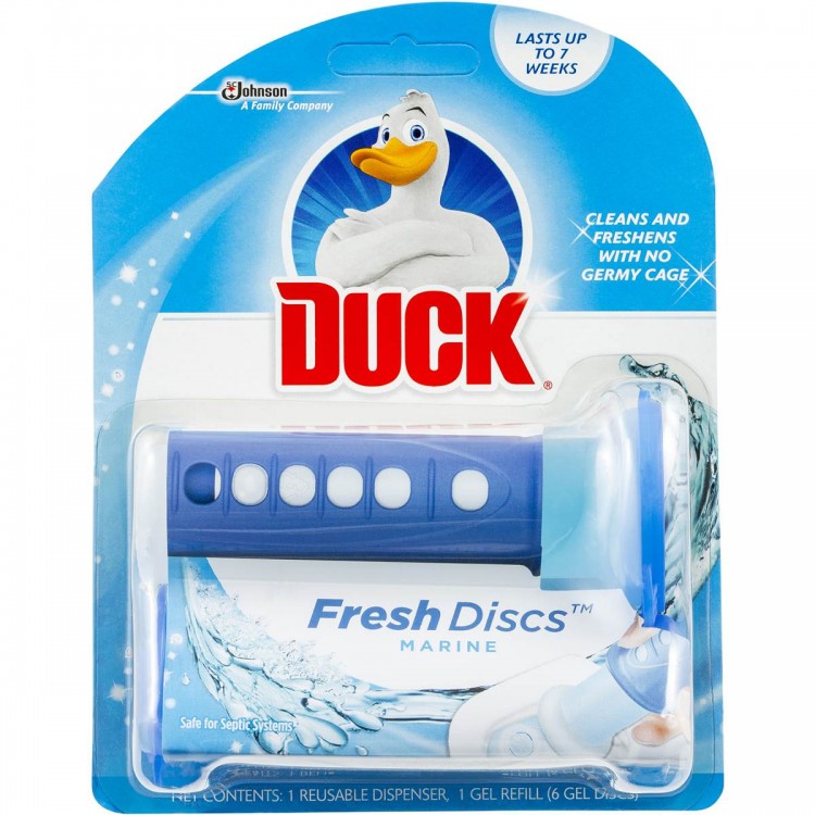 WC Duck Fresh Discs 36ml Marine - Drogerie Koupelna a WC Vonné závěsky
